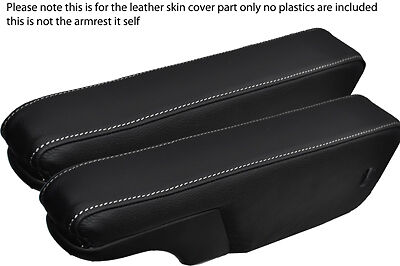 white stitch FITS VW T4 TRANSPORTER CARAVELLE CAMPER ARMREST COVERS ONLY