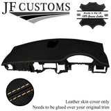 CREAM STITCH ITALIAN LEATHER TOP DASHBOARD COVER FOR JAGUAR XF X250 MK1 08-11