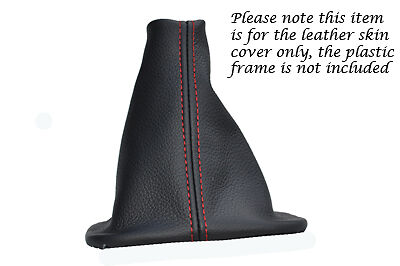 RED STITCHING FITS LADA VAZ 2103  LEATHER GEAR GAITER COVER ONLY CUSTOM NEW