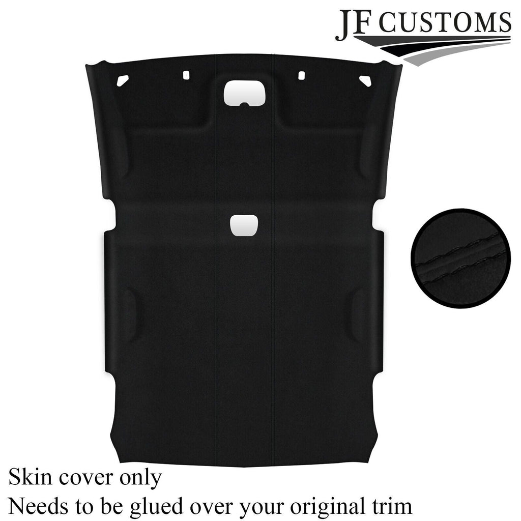 BLACK STITCH SUEDE HEADLINER COVER FOR SUBARU IMPREZA WRX STI 08-14 SEDAN