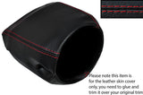 RED STITCHING STEERING SHROUD LEATHER SKIN COVER FITS MERCEDES W201 190 190E