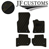 YELLOW DIAMOND VINYL 4X TAILORED FLOOR CARPET FOR RANGE ROVER VELAR 17-21 JF1