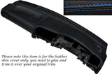 BLUE STITCH DASH DASHBOARD LEATHER SKIN COVER FITS NISSAN SUNNY PULSAR GTIR