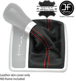 RED STITCH TOP LEATHER AUTO GEAR GAITER FOR MERCEDES SLK R171 2004-2010