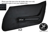 GREY STITCHING 2X FRONT FULL DOOR CARD SKIN COVERS FITS CORVETTE C3 1970-1976