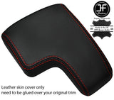 RED STITCHING TOP GRAIN LEATHER ARMREST LID COVER FITS ALFA ROMEO BRERA 06-11