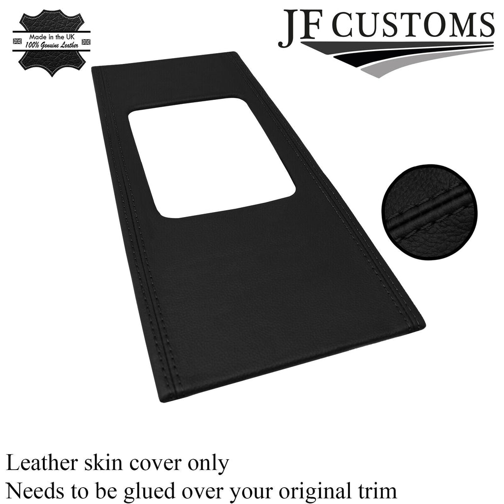 BLACK STITCH ITALIAN LEATHER GEAR SURROUND COVER FOR LEXUS LS400 1989-1994