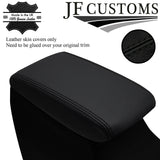 BLACK STITCH ITALIAN LEATHER ARMREST LID COVER FOR MITSUBISHI EVO MR 8 9 03-07