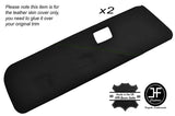 GREEN STITCH 2X FRONT DOOR CARD TRIM SKIN COVERS FITS PEUGEOT 106 MK1 91-96 3DR