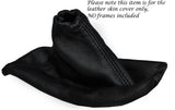 BLACK STITCHING LEATHER HANDBRAKE GAITER FITS CITROEN C5 MK2 2008-2013
