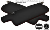 RED STITCHING 2X SUN VISORS LEATHER COVERS FITS TOYOTA CELICA 1972-1977