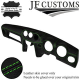 GREEN STITCH DASH DASHBOARD LEATHER COVER FITS DATSUN 240Z 260Z 1970-1974