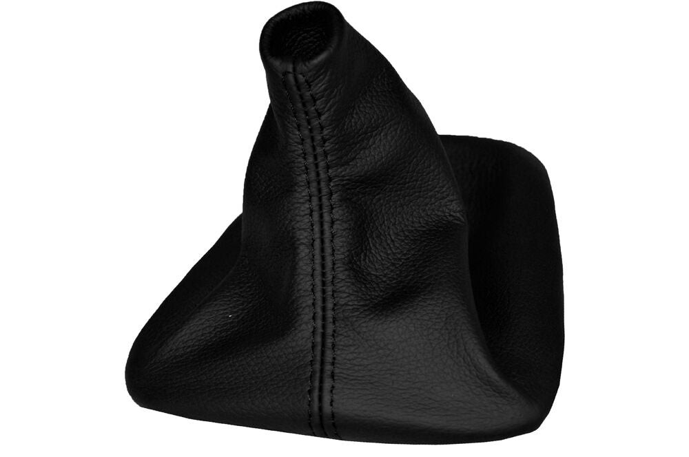 BLACK   FITS BMW  E34 1988-1995  GENUINE LEATHER GEAR GAITOR CUSTOM NEW