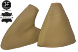 CREAM LEATHER SKIN MANUAL GEAR & HANDBRAKE GAITERS FITS MG MG TF 2002-2005