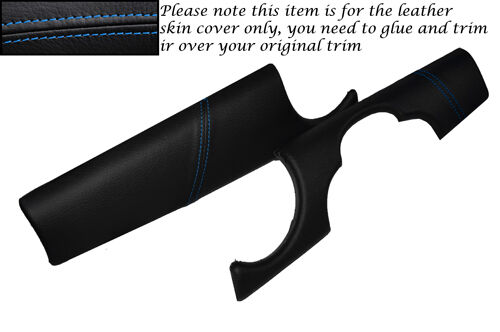 BLUE STITCH DASH TRIM SKIN LEATHER COVERS FITS BMW MINI COOPER S R56 R57 07-13