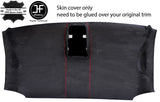 RED STITCH ROOF HEADLINING LUXE SUEDE COVER FITS VW T6 TRANSPORTER 16-19 -JF1