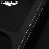 LIGHT GREY STITCH LEATHER RADIO SURROUND COVER FITS MAZDA MX5 MK1 MIATA 94-98