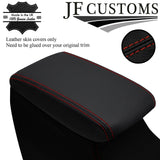 D RED STITCH ITALIAN LEATHER ARMREST LID COVER FOR MITSUBISHI EVO MR 8 9 03-07