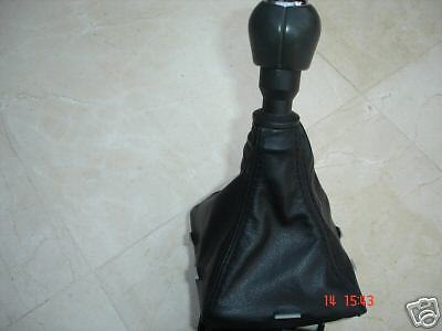 FITS VAUXHALL  OPEL VECTRA C  BLACK LEATHER GEAR GAITER 2002-2009 CUSTOM NEW