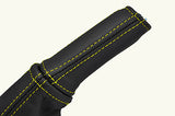 yellow stitch FITS VAUXHALL OPEL ASTRA MK5 5 H HOLDEN HANDBRAKE HANDLE COVER