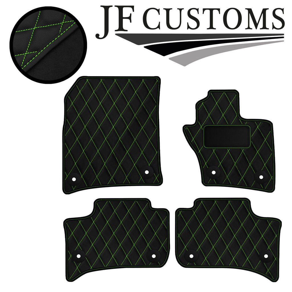 GREEN DIAMOND VINYL 4X TAILORED FLOOR CARPET FOR PORSCHE CAYENNE 10-18 JF1