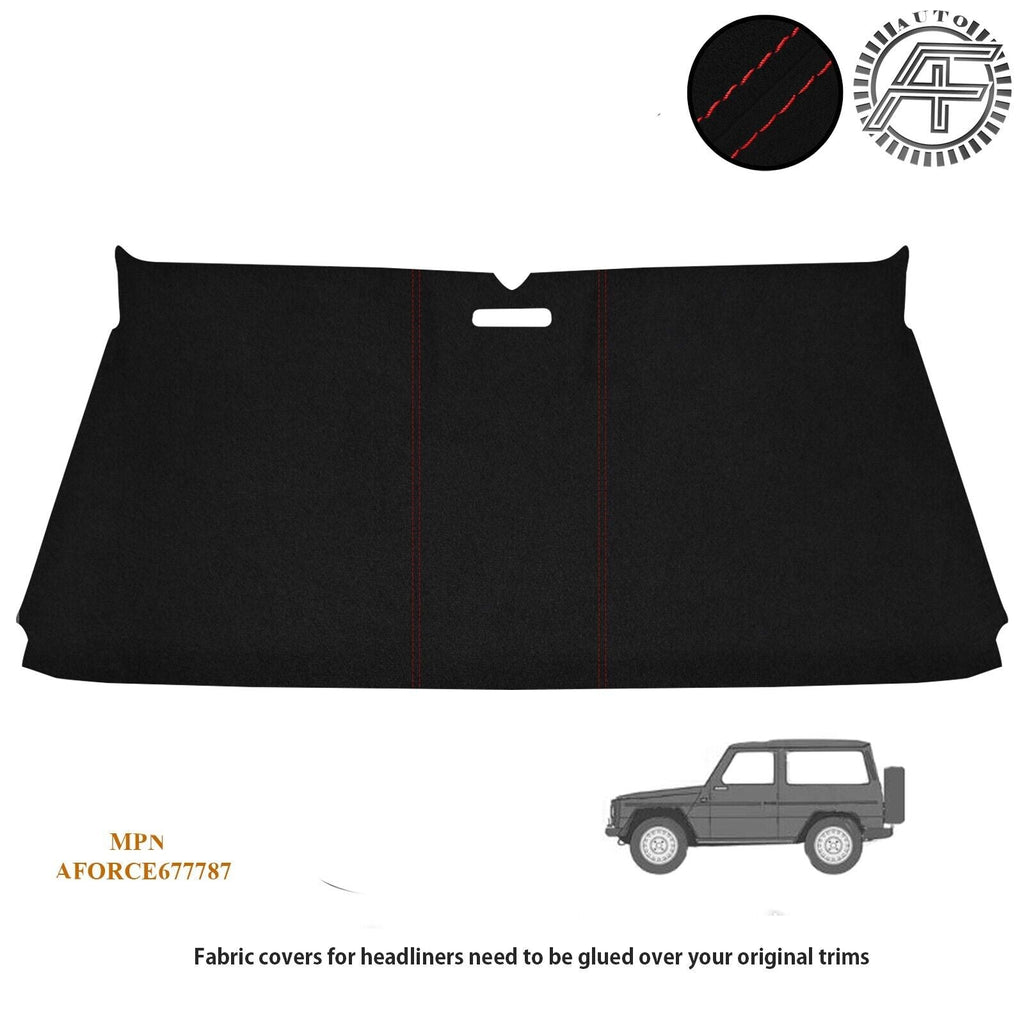 LUXE SUEDE HEADLINER COVER FITS MERCEDES W460 G CLASS 1979–1991 CONVERTIBLE