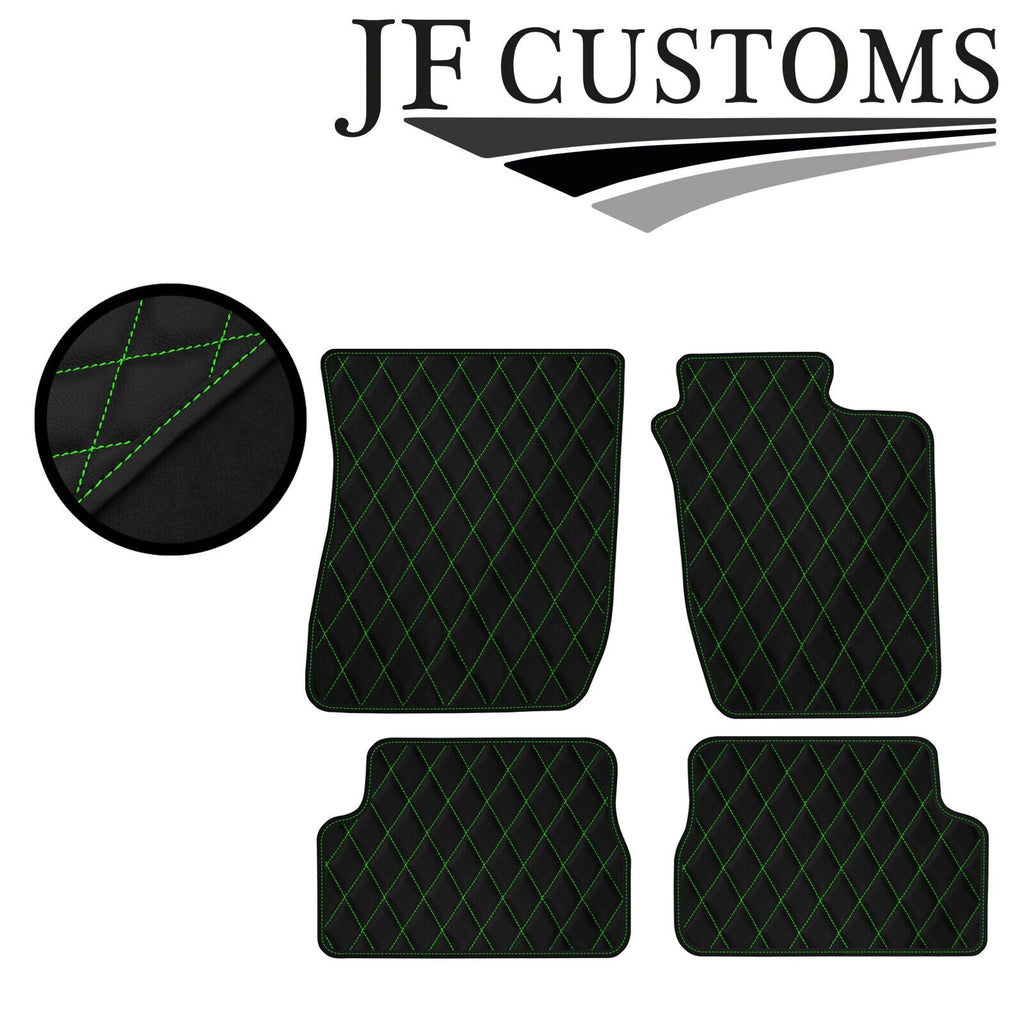 GREEN DIAMOND STITCH VINYL 4X TAILORED FLOOR MAT CARPETS FOR TOYOTA CELICA 94-99