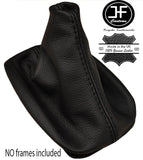 BLACK STITCH FITS VW GOLF Mk4 1998-2003 5 & 6 SPEED BLACK LEATHER GEAR GAITOR