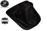 RED STITCH FITS VW NEW BEETLE LUPO POLO GEAR GAITER REAL LEATHER CUSTOM MADE