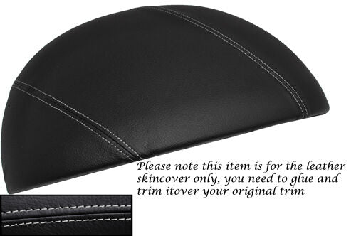 GREY STITCH FITS BMW Z3 1995-2003 SPEEDO GAUGE HOOD LEATHER SKIN COVER ONLY