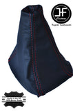 RED STITCH MANUAL LEATHER GEAR GAITER FITS HYUNDAI SANTA FE 2001-2006 CUSTOM NEW