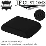 BLACK STITCH LEATHER ARMREST LID COVER FOR LAND ROVER DISCOVERY MK1 94-98