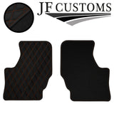 TAN DIAMOND STITCH VINYL 4XTAILORED FLOOR CARPET FOR NISSAN 200SX 89-94 JF1