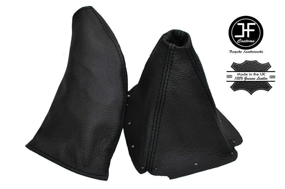 BLACK STITCHING FITS MAZDA MIATA MX5 1998-2005 LEATHER GEAR&HANDBRAKE LEATHER