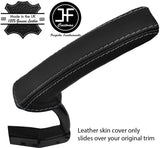 GREY STITCH TOP GRAIN LEATHER HANDBRAKE HANDLE COVER FOR SAAB 93 9-3 03-12