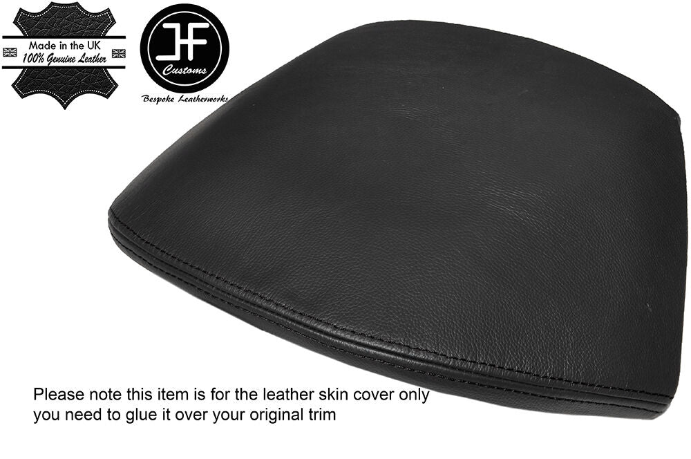BLACK STITCHING SPEEDO HOOD LEATHER COVER FITS HYUNDAI IX35 2010-2015 CUSTOM NEW