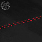 RED STITCH LUXE SUEDE HEADLINER COVE FITS MERCEDES C CLASS W203 SALOON