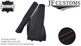 FITS PEUGEOT 206 GEAR + HANDBRAKE COVERS LEATHER PINK ST CUSTOM NEW MADE IN UK