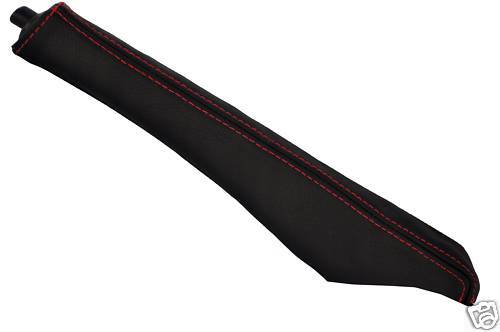 FITS PORSCHE 964 LEATHER  HANDBRAKE GAITER RED STITCH CUSTOM NEW MADE IN UK