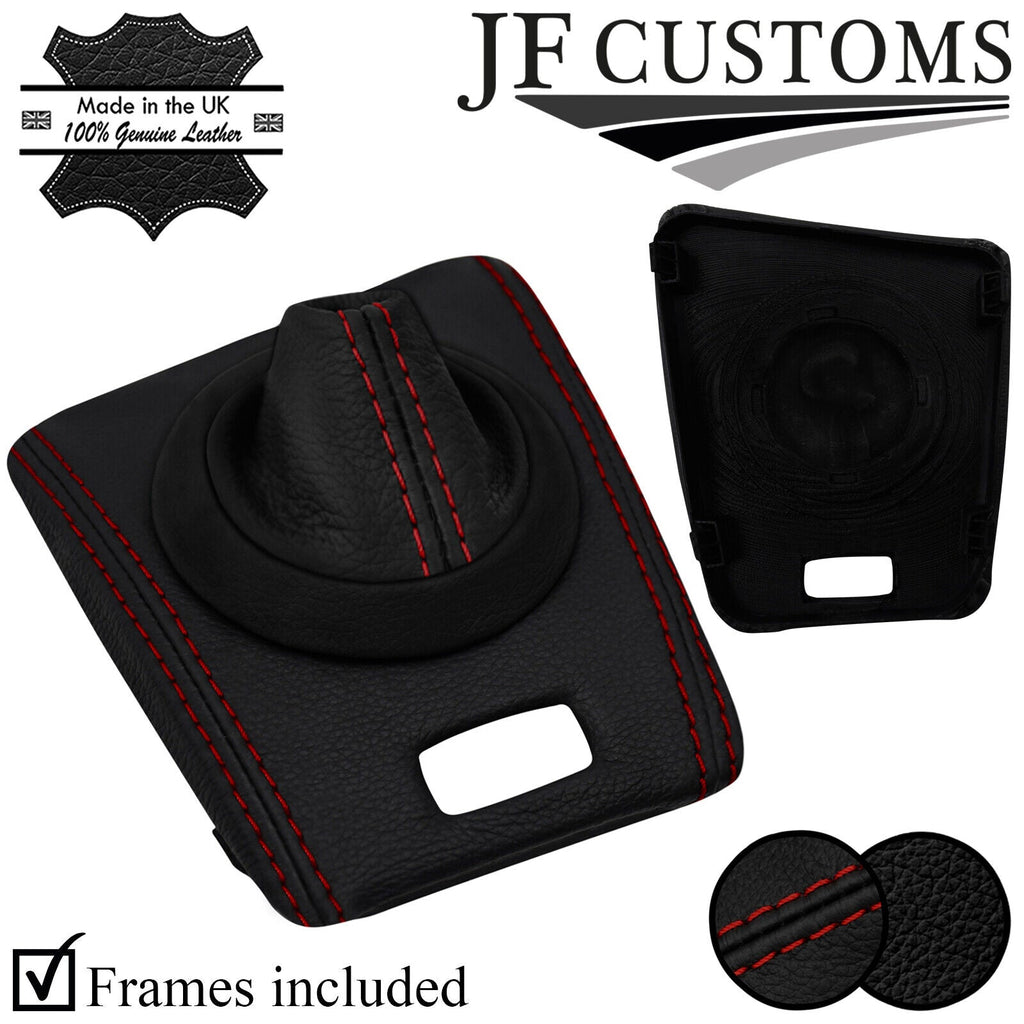 D RED  STITCH LEATHER SMG AUTOMATIC GEAR +  SURROUND TRIMS FOR BMW E46 99-05