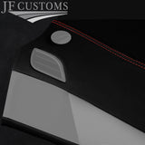 D RED STITCH ITALIAN LEATHER DASHBOARD COVER FOR RENAULT MEGANE MK3 2008-2016