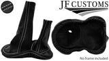WHITE STITCH LEATHER COVERS FOR DEFENDER 90 83-06 INTERIOR RECOVERY STARTER KIT