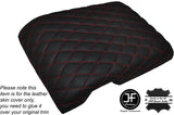 RED DIAMOND STITCH ARMREST LID LEATHER SKIN COVER FITS HUMMER H2 2005-2007