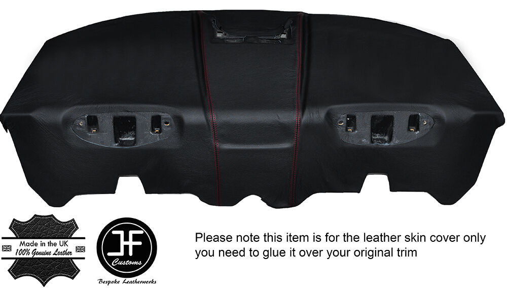 RED STITCH REAR PARCEL SHELF LEATHER COVER FITS ALFA ROMEO GTV 916 PHASE 2