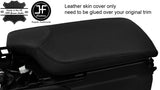 BLACK & BLACK 2  TONE LEATHER ARMREST LID COVER FOR LEXUS RC 200 300 350 14-18