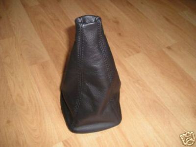 FITS VW POLO MK2 REAL LEATHER GEAR GAITER BLACK NEW CUSTOM NEW MADE IN UK