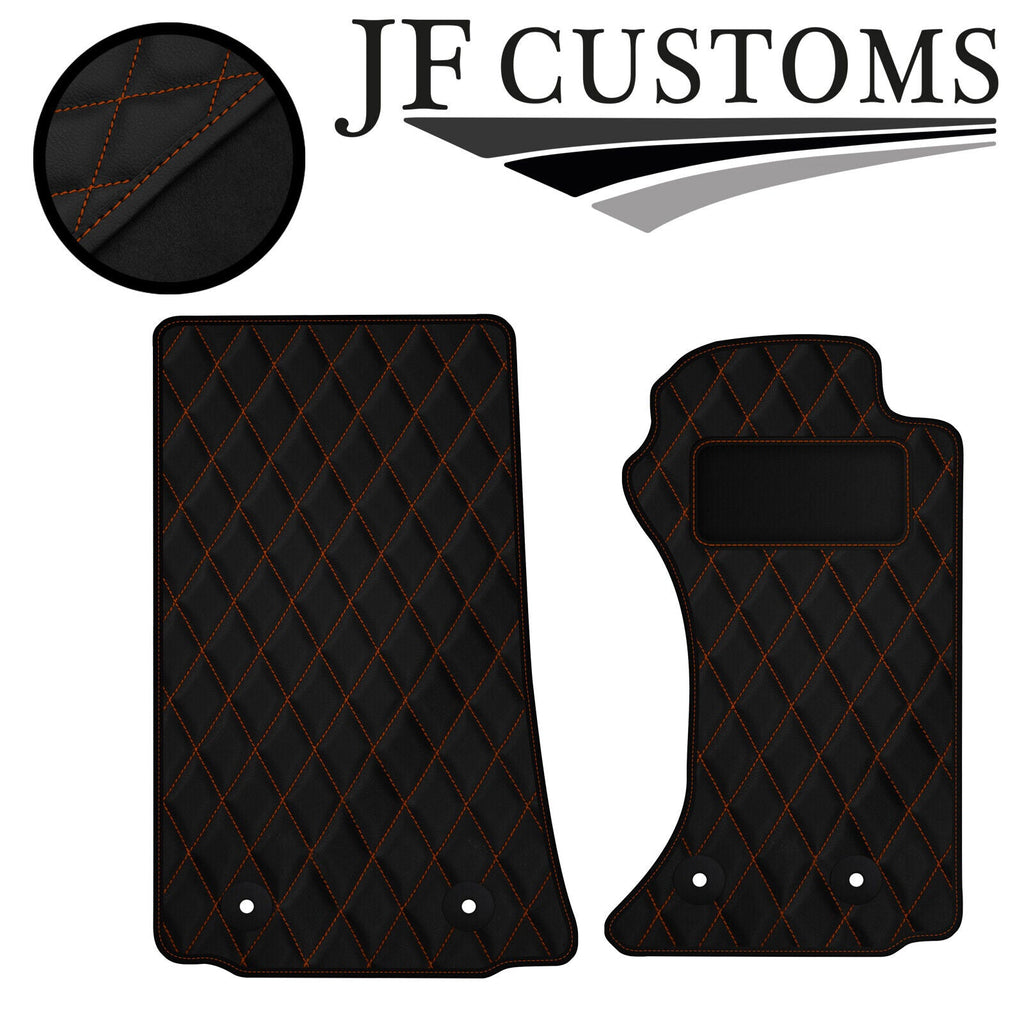 TAN DIAMOND VINYL 2X TAILORED FLOOR CARPETS FOR MAZDA MX5 MK3 06-14 JF1