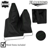 FITS NISSAN PATROL DX Y61 1997-2016 D GREEN STITCH LEATHER GEAR GAITER