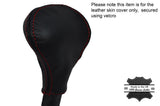 RED STITCH AUTOMATIC AUTO GEAR KNOB SKIN COVER FITS NISSAN 300ZX Z32 90-96