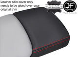 RED STITCHING REAR SECTION ARMREST LID LEATHER COVER FITS AUDI Q7 2015-2018